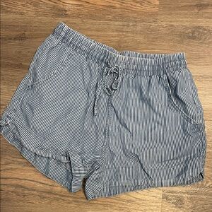 Universal Thread Navy Pinstripe High Waist Shorts